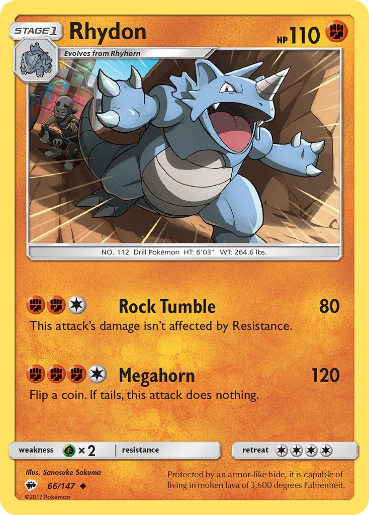 Rhydon (66/147) [Sun & Moon: Burning Shadows]
