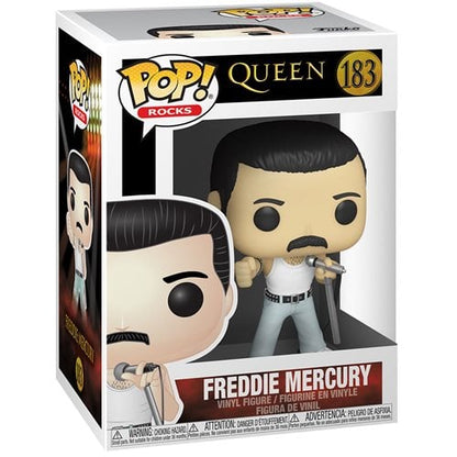 Funko Pop! Rocks - Queen - Freddie Mercury Vinyl Figure - Select Figure(s) #183 - Radio Gaga