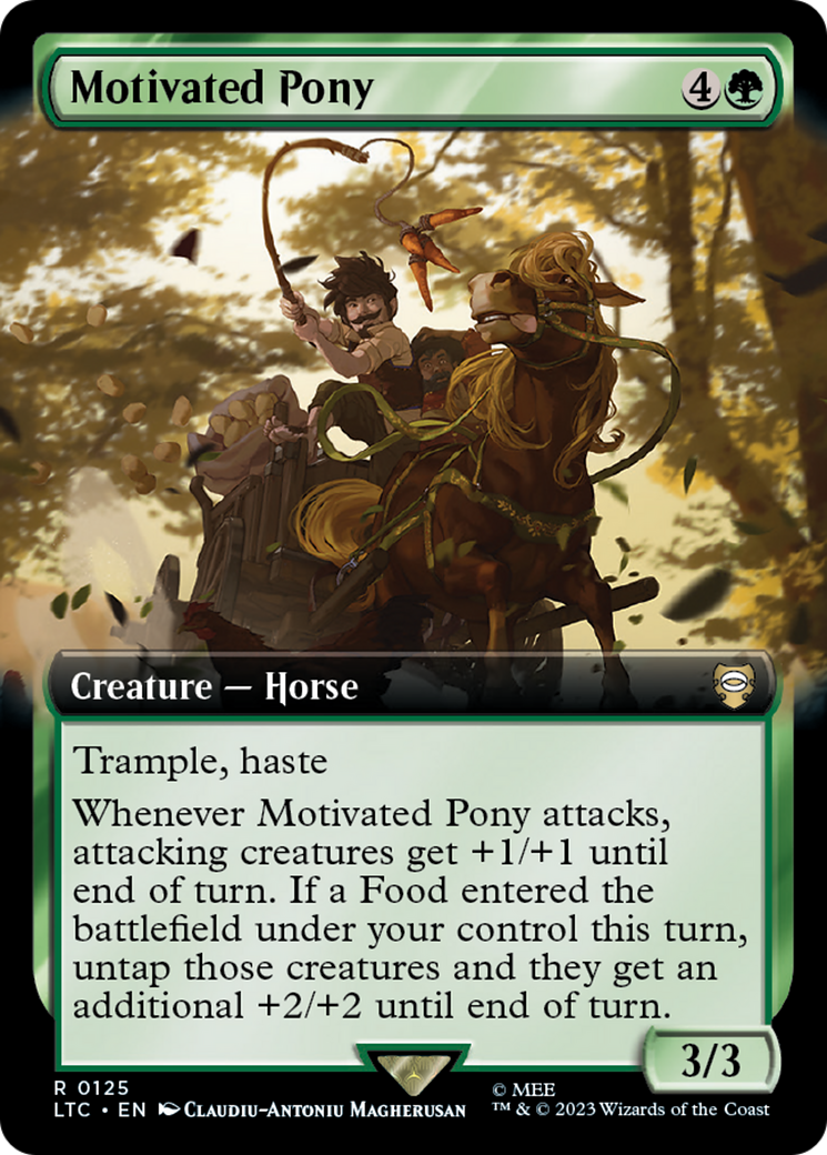 Motivated Pony (LTC-125) - Tales of Middle-earth Commander: (Extended Art)