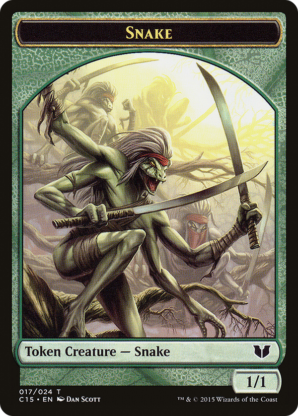 Snake (C15-017) - Commander 2015 Tokens