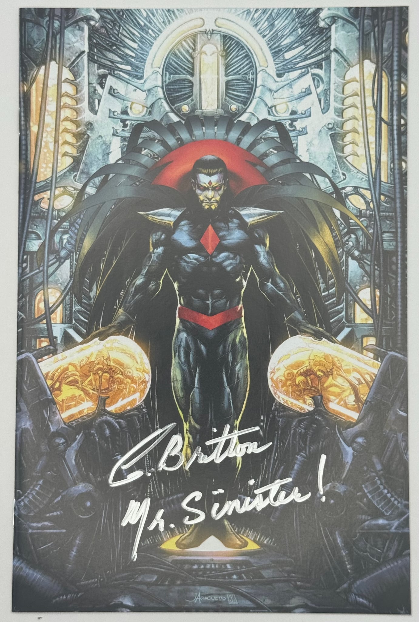 [Signed by Chris Britton] Hellions #5 Unknown Comics Jay Anacleto Exclusive Virgin Var Xos [IN STOCK] - Collectors World Toys Main image