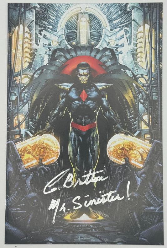 [Signed by Chris Britton] Hellions #5 Unknown Comics Jay Anacleto Exclusive Virgin Var Xos [IN STOCK] - Collectors World Toys