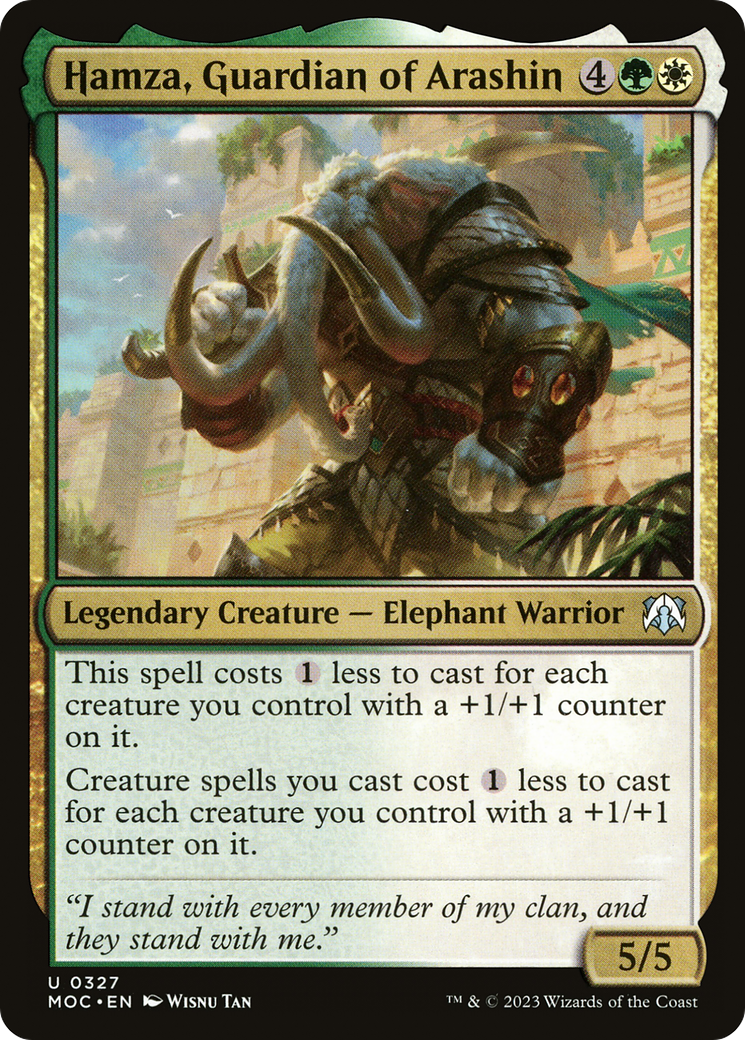 Hamza, Guardian of Arashin (MOC-327) - March of the Machine Commander