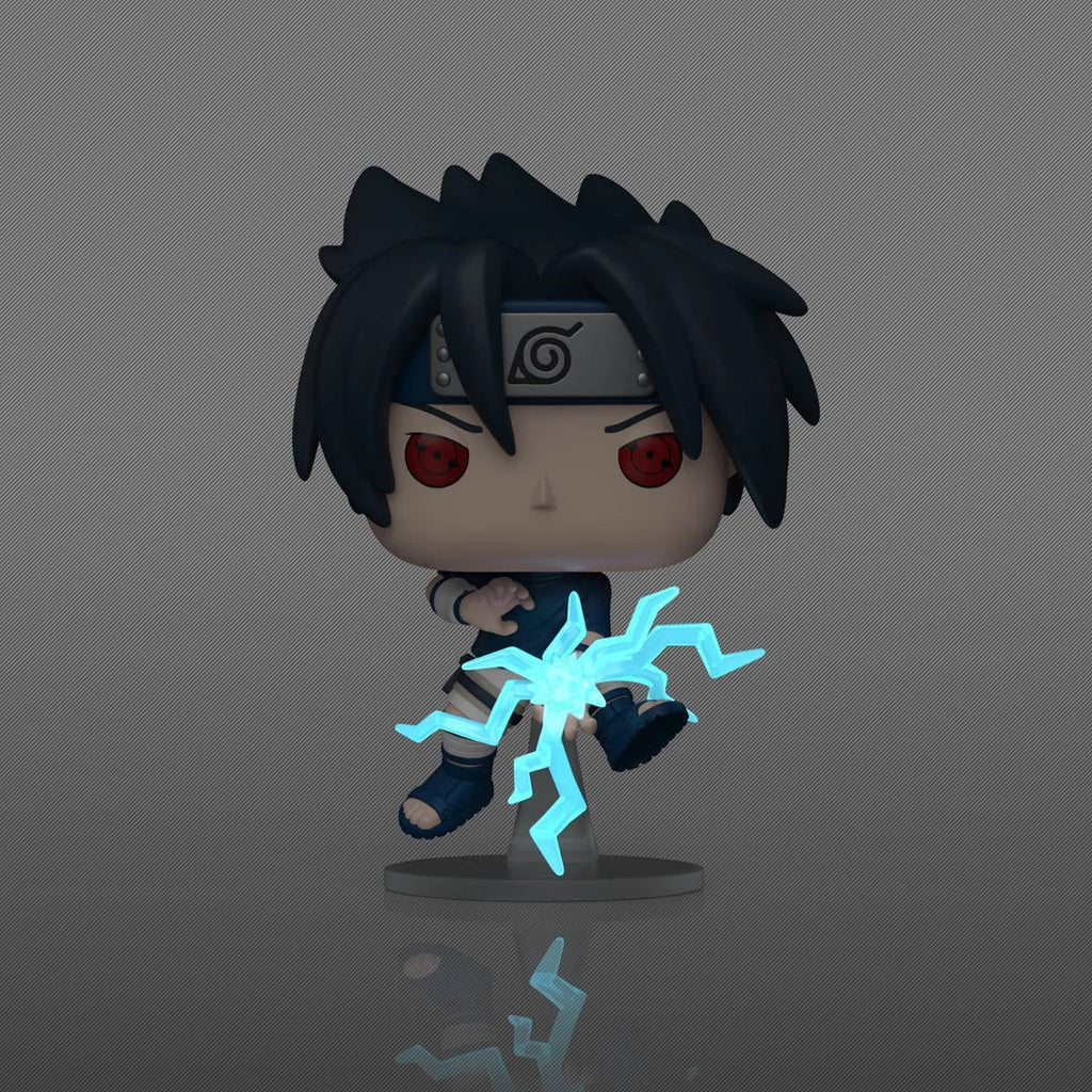 Naruto Sasuke Uchiha (Chidori) Glow-in-the-Dark Funko Pop! Vinyl Figure #1969 - Entertainment Earth Exclusive - Collectors World Toys