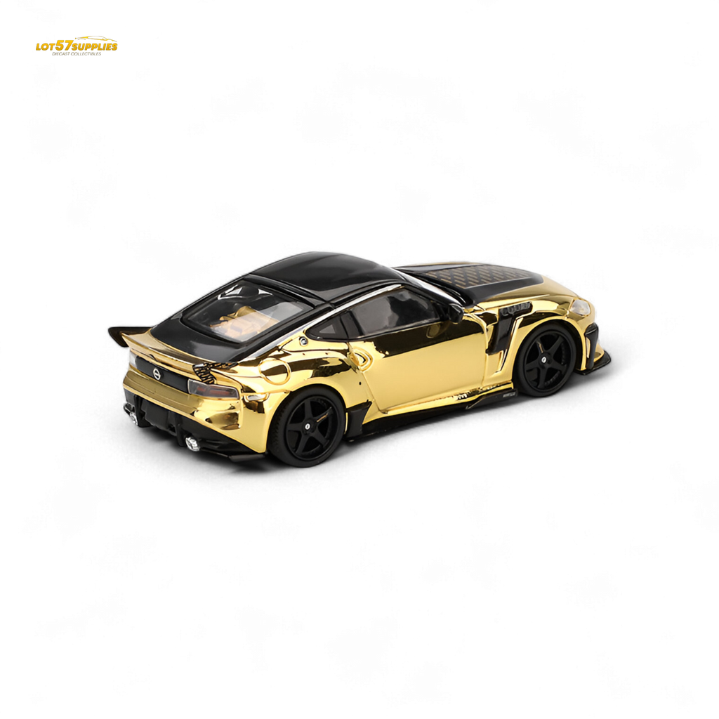 Mini-GT Nissan Z VeilSide FZ400 Gold Chrome LHD - Gold Chrome 1:64