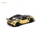 Mini-GT Nissan Z VeilSide FZ400 Gold Chrome LHD - Gold Chrome 1:64