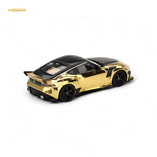 Mini-GT Nissan Z VeilSide FZ400 Gold Chrome LHD - Gold Chrome 1:64