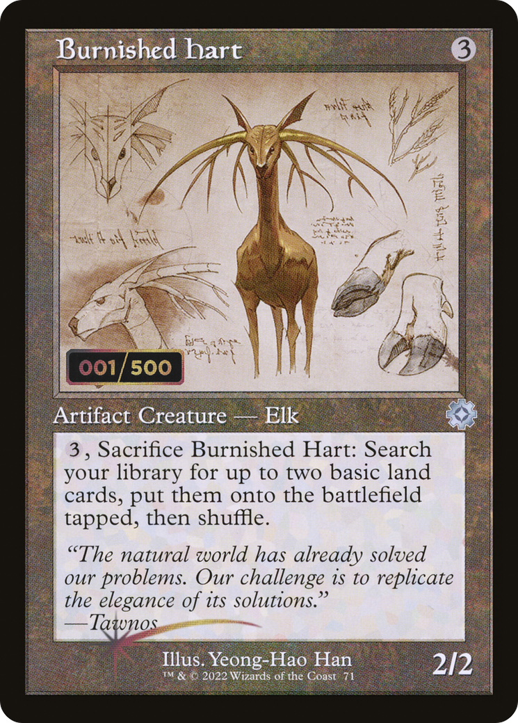 Burnished Hart (BRR-071) - The Brothers' War Retro Artifacts Foil