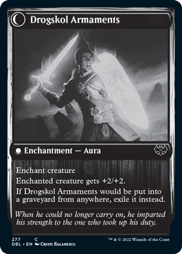 Drogskol Infantry // Drogskol Armaments (DBL-277) - Innistrad: Double Feature: (Double Faced Transform)