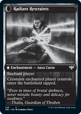 Radiant Grace // Radiant Restraints (DBL-298) - Innistrad: Double Feature: (Double Faced Transform)