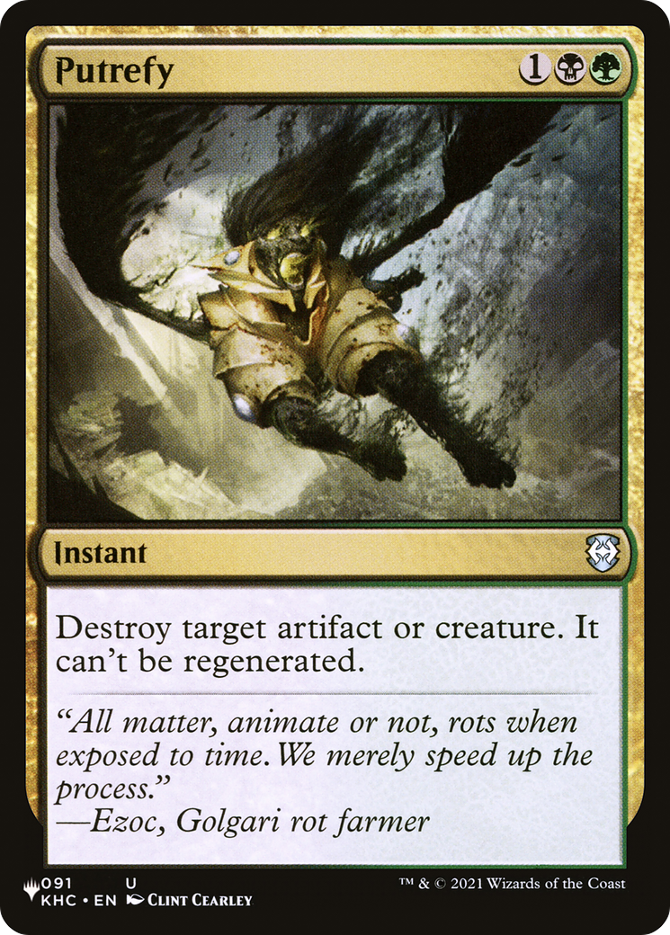 Putrefy (LIST-KHC-91) - The List