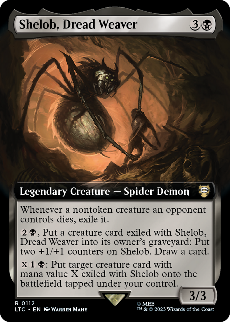 Shelob, Dread Weaver (LTC-112) - Tales of Middle-earth Commander: (Extended Art)