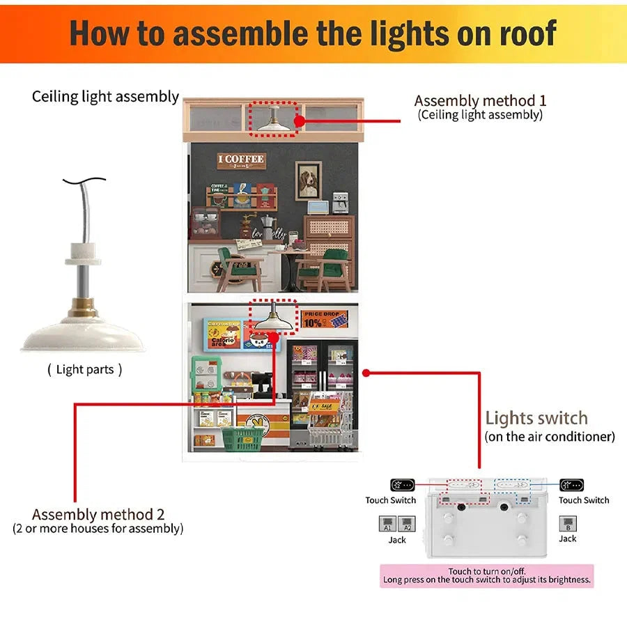 Robotime - Roof D for Super Store Series