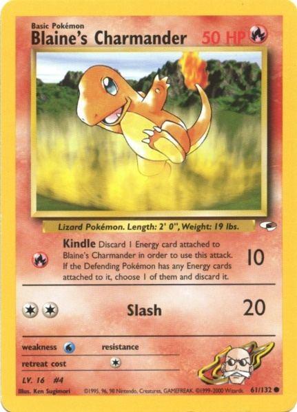 Blaine's Charmander (61/132) [Gym Heroes Unlimited] Main image