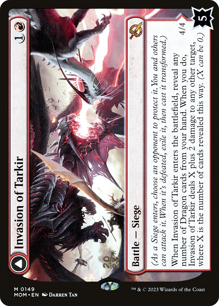 Invasion of Tarkir // Defiant Thundermaw (PRE-149) - March of the Machine Promos Foil