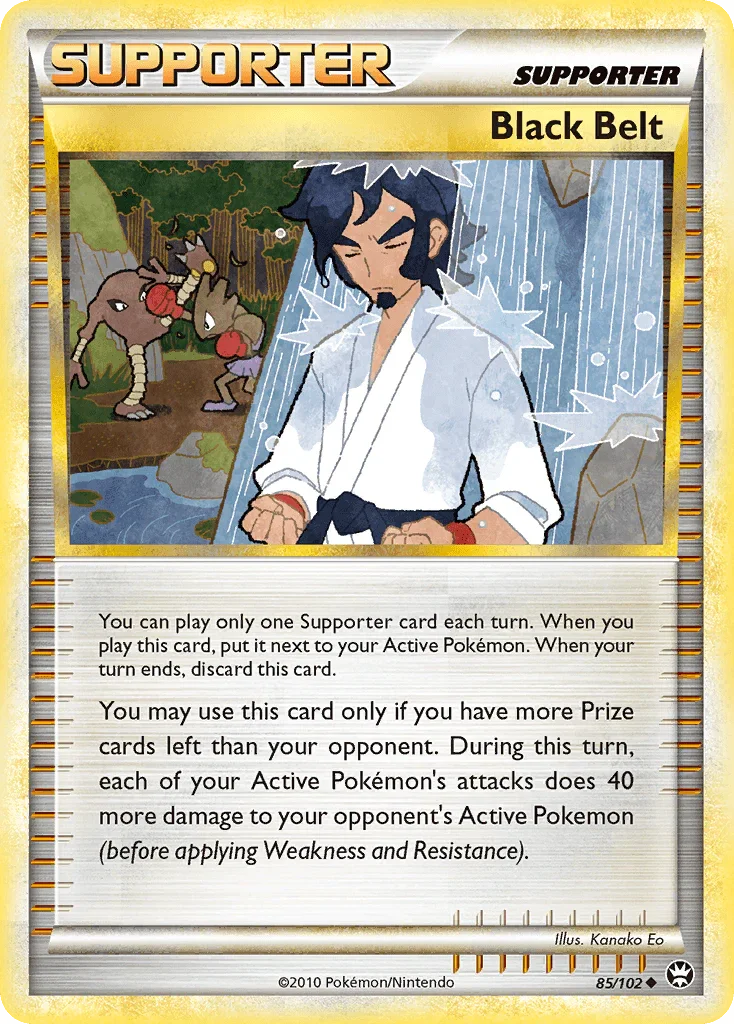 Black Belt (85/102) [HeartGold & SoulSilver: Triumphant] Main image