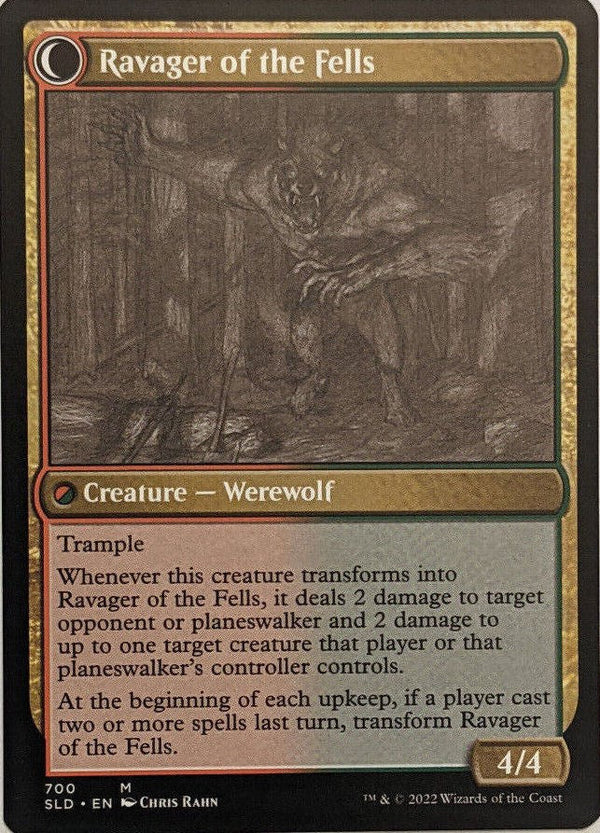 Huntmaster of the Fells // Ravager of the Fells (SLD-700) - Secret Lair Drop