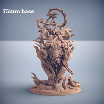 Faenarion the Luxuriant (Forest Spirit Beast, With or Without Mounted Druid)