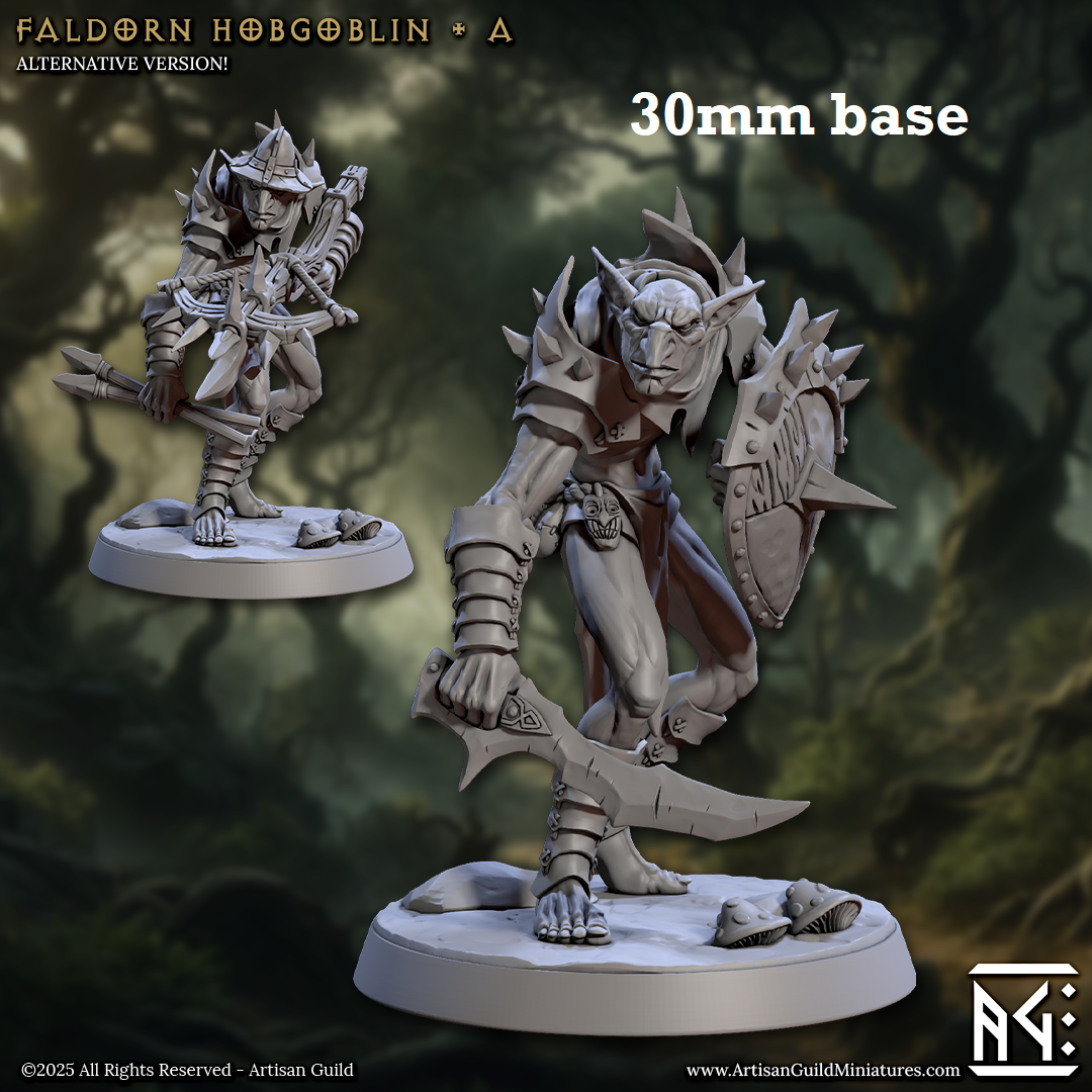 Faldorn Hobgoblin: Sculpt A (Male Hobgoblin Soldier)
