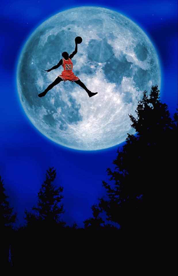 FAME: MICHAEL JORDAN (SHELDON BUECKERT E.T. VIRGIN HOMAGE) COMIC BOOK ~ TIDAL WAVE BIOGRAPHY Main image