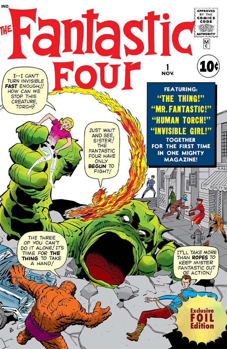 [FOIL] Fantastic Four #1 Facsimile Edition Foil Variant [New Printing] Cb (01/08/2025) Main image