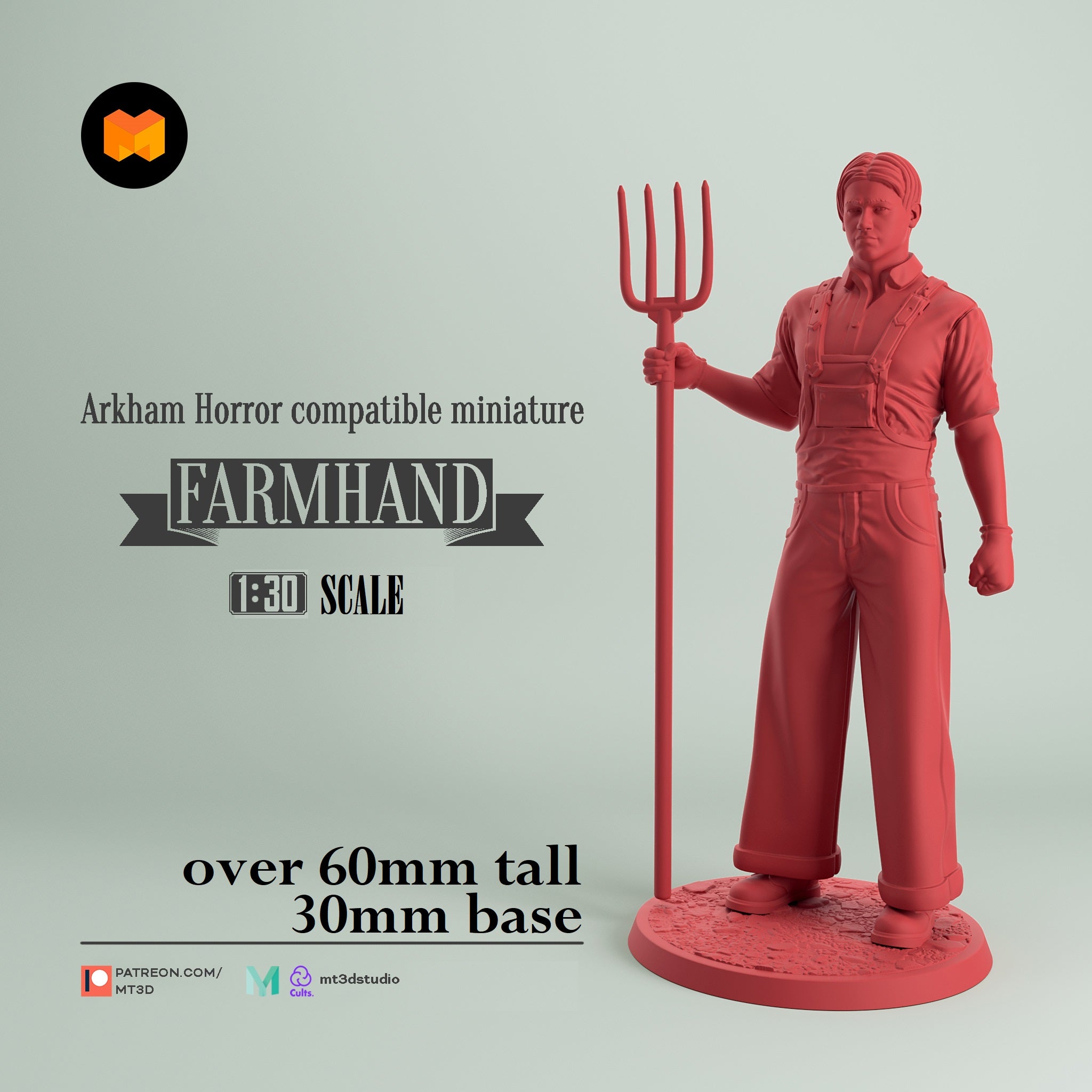 Arkham Compatible Investigator: The Farmhand (Hank Samson) Main image