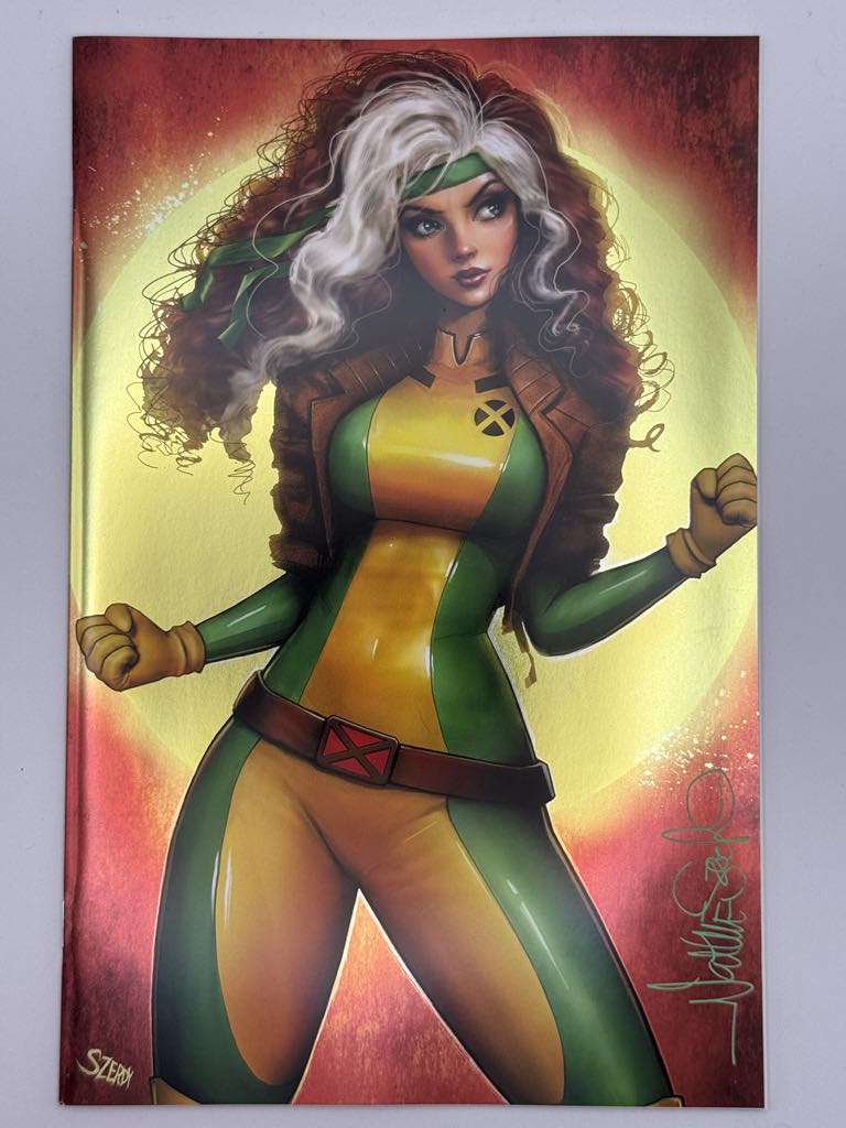 [Signed by Nathan Szerdy] [FOIL] AVENGERS ANNUAL #10 UNKNOWN COMICS NATHAN SZERDY EXCLUSIVE VAR FACSIMILE VIRGIN SDCC 2024 EDITION [IN STOCK] - Collectors World Toys Main image