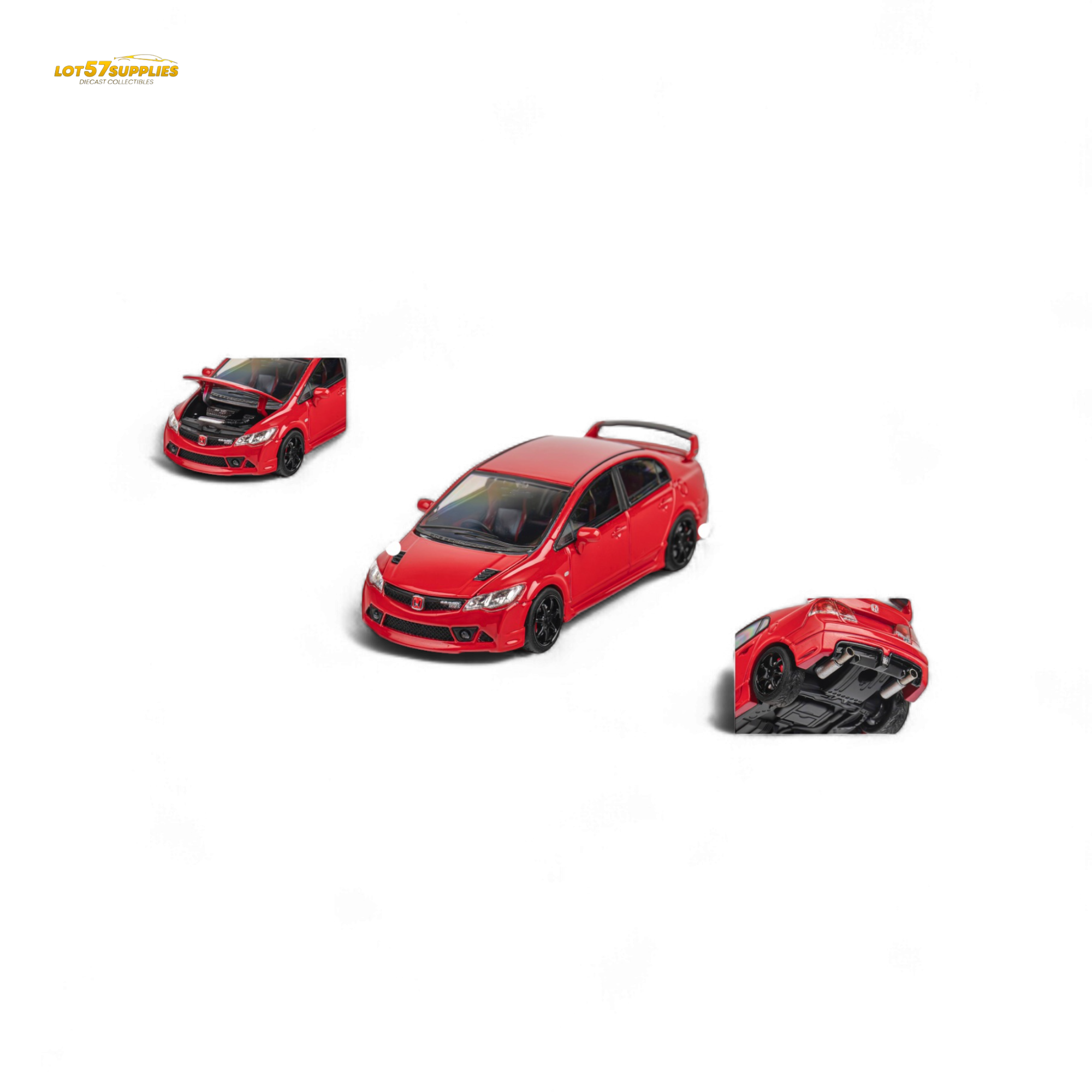 Microturbo FD2 MUGEN RR Custom - Red 1/64 - Collectors World Toys