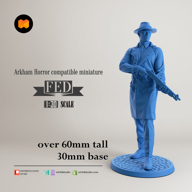 Arkham Compatible Investigator: The Fed (Roland Banks) Hover Image