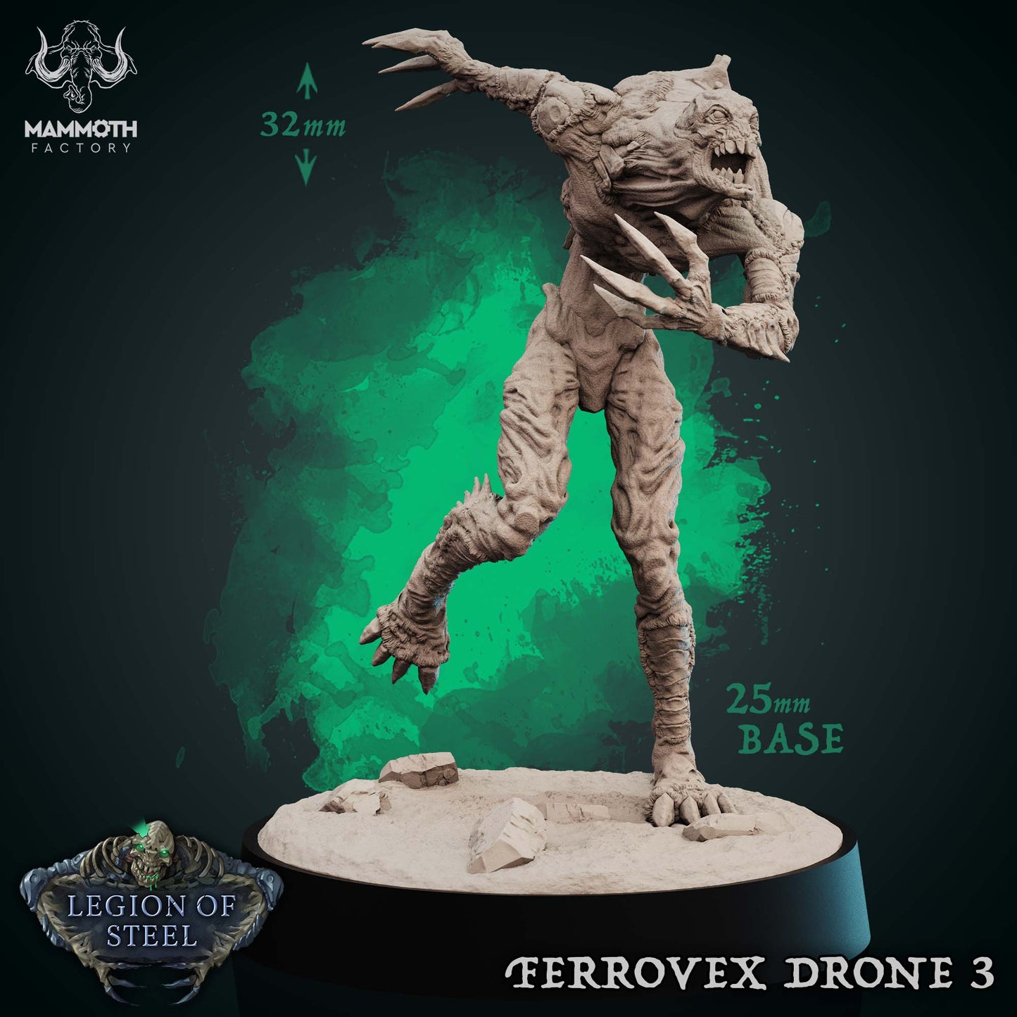 Ferrovex Drone: Sculpt 3 (Ghoul Horror)