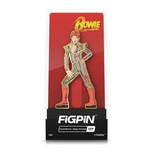 FiGPiN #177 David Bowie as Ziggy Stardust FiGPiN Enamel Pin - Collectors World Toys