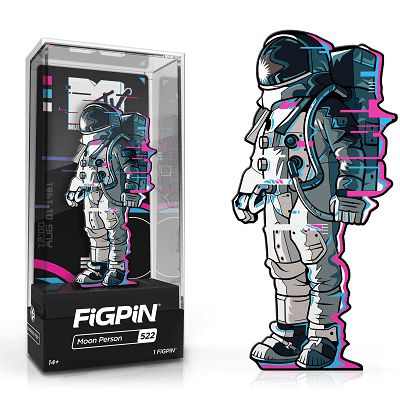 FiGPiN #522 - MTV - Moon Person  Enamel Pin - Collectors World Toys Main image
