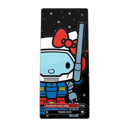 FiGPiN #779 - Gundam x Sanrio - Guntank Hello Kitty Enamel Pin - Limited Edition - Collectors World Toys