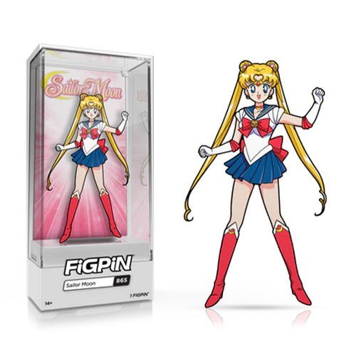 FiGPiN #865 - Sailor Moon Enamel Pin - Collectors World Toys Main image