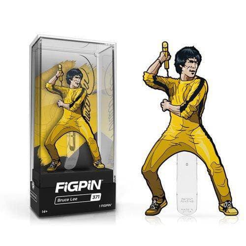 FiGPiN Bruce Lee FiGPiN Enamel Pin - Select Figure(s) #371 - Bruce Lee - Yellow Jumpsuit