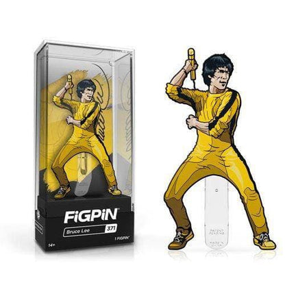 FiGPiN Bruce Lee FiGPiN Enamel Pin - Select Figure(s) #371 - Bruce Lee - Yellow Jumpsuit