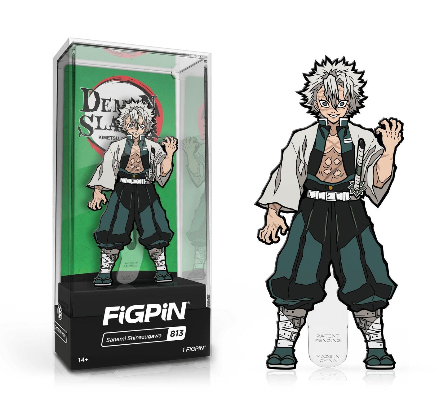 FiGPiN Enamel Pin - Demon Slayer - Select Figure(s) #813 - Sanemi Shinazugawa