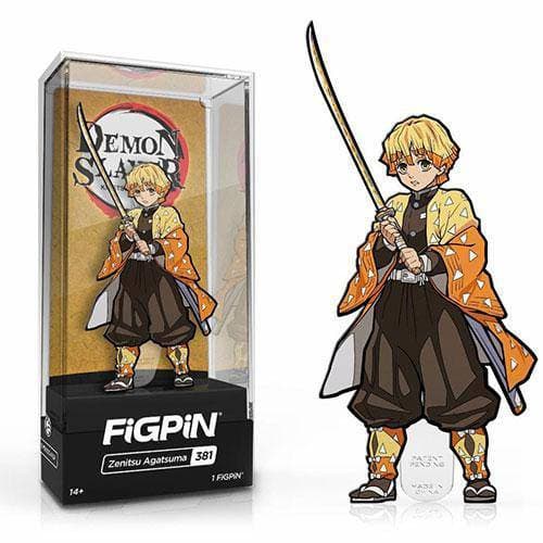 FiGPiN Enamel Pin - Demon Slayer - Select Figure(s) #381 - Zenitsu Agatsuma