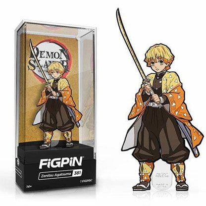 FiGPiN Enamel Pin - Demon Slayer - Select Figure(s) #381 - Zenitsu Agatsuma