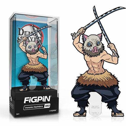 FiGPiN Enamel Pin - Demon Slayer - Select Figure(s) #380 - Inosuke Hashibira