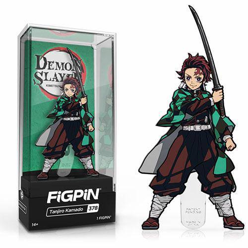 FiGPiN Enamel Pin - Demon Slayer - Select Figure(s) #378 - Tanjiro Kamado Main image