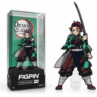 FiGPiN Enamel Pin - Demon Slayer - Select Figure(s) #378 - Tanjiro Kamado