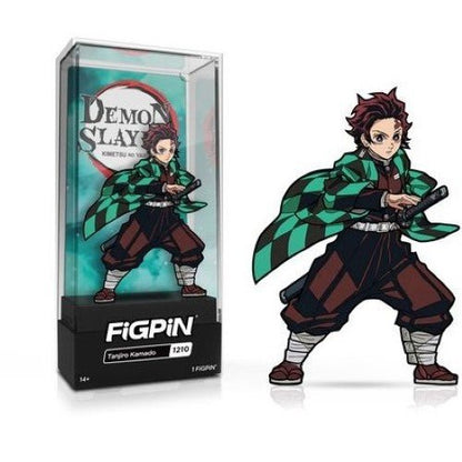 FiGPiN Enamel Pin - Demon Slayer - Select Figure(s) #1210 - Tanjiro Kamado