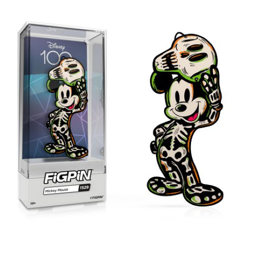 FiGPiN Enamel Pin - Disney D100 Exclusive Edition - Select Figure(s) #1529 - Mickey Mouse
