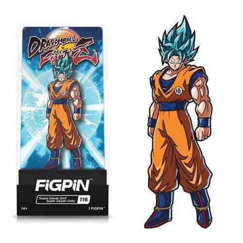 FiGPiN Enamel Pin - Dragon Ball FighterZ - Select Figure(s) #116 - Super Saiyan God Super Saiyan Goku Main image