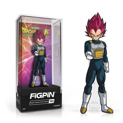 FiGPiN Enamel Pin - Dragon Ball Super - Select Figure(s) #192 - Broly Movie Super Saiyan God Vegeta