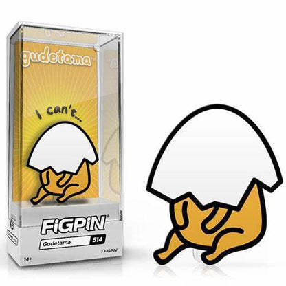FiGPiN Enamel Pin - Gudetama Limited Edition - Select Figure(s) #514 - Gudetama [I Can't]