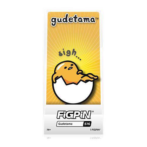 FiGPiN Enamel Pin - Gudetama Limited Edition - Select Figure(s) - Collectors World Toys