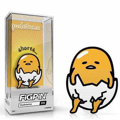 FiGPiN Enamel Pin - Gudetama Limited Edition - Select Figure(s) #515 - Gudetama [Shorts]