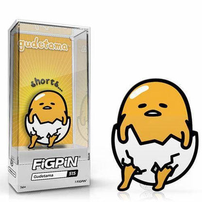 FiGPiN Enamel Pin - Gudetama Limited Edition - Select Figure(s) #515 - Gudetama [Shorts]